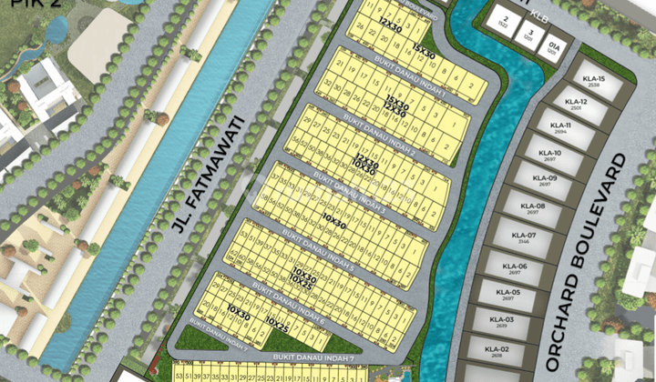 Dijual Kavling Residence Bukit Danau Indah Uk 300m2 Pik2 2