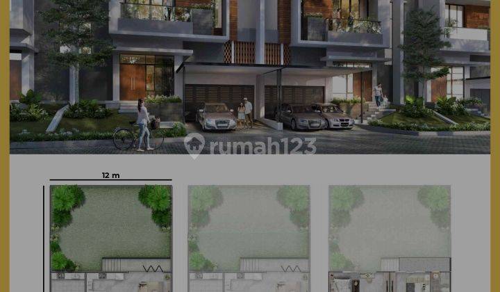 Dijual Rumah Simprug Residences Uk 12x25 Badan Type Canggu Pik2 1