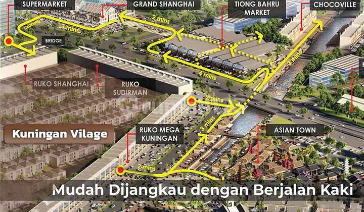 Dijual Cluster Kuningan Village Pik2 Tipe Carnelian Ukuran 6x15