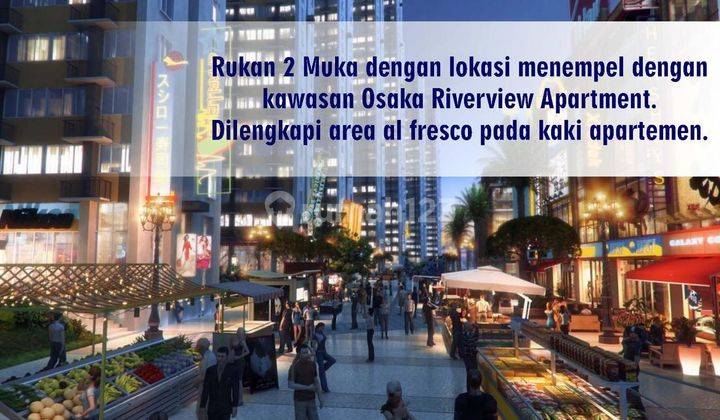 Dijual Ruko Osaka Boulevard 4,5x15 , 2 Muka Hadap Danau 2