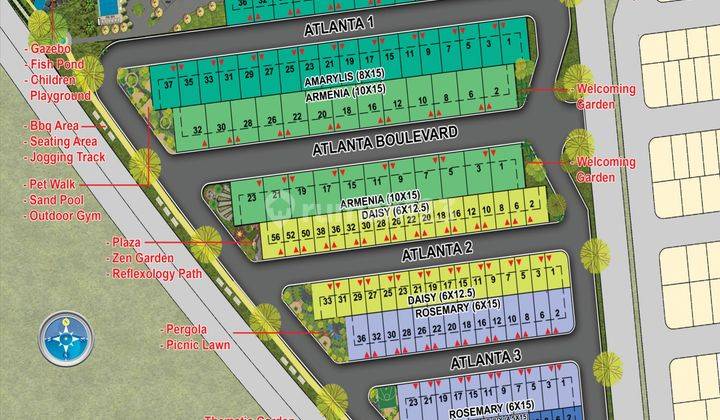 Dijual Rumah Pik2 Cluster Atlanta uk 4,5x10 2