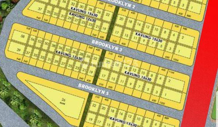 Dijual Kavling Brooklyn Gandeng 2 Ukuran 450m2 2