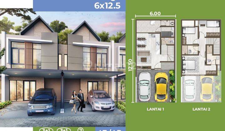 Dijual Atau Sewa Rumah Cluster Denver Boulevard 6x12,5 1