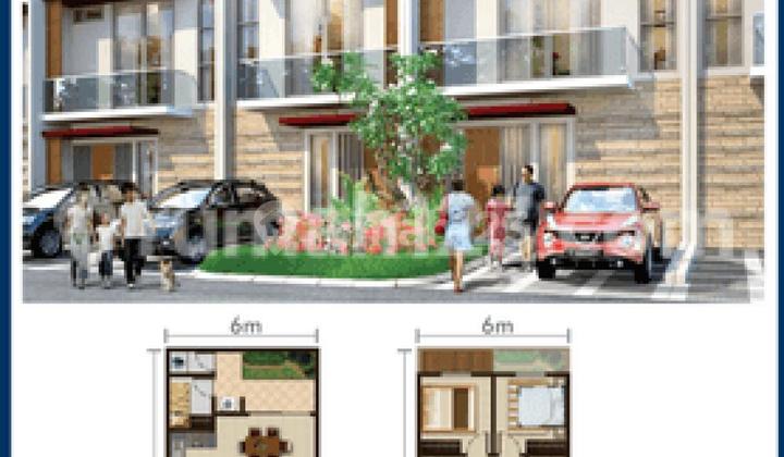 Dijual Rumah Cluster South Magenta Type Rosemary Uk 6x15 Pik2