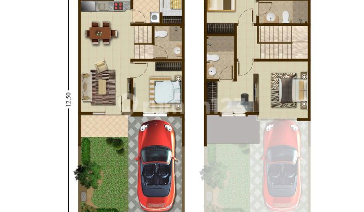 Dijual Rumah Pik2 Cluster Riverside Uk 6x12,5 Badan