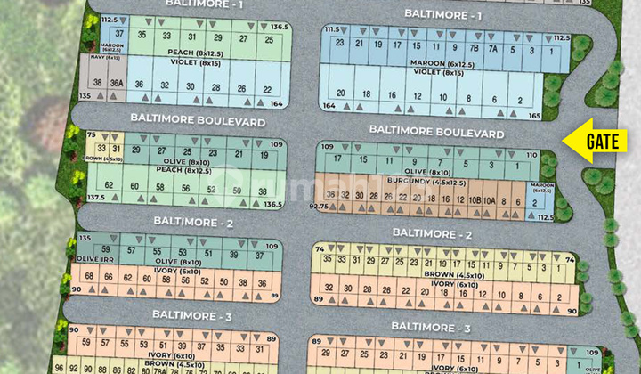 Dijual Rumah Milenial Cluster Baltimore Uk 4,5x10 2
