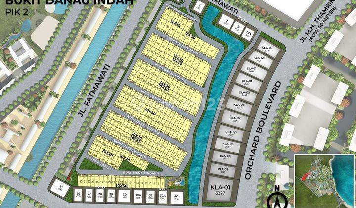 Dijual Rumah Cluster Bukit Danau Indah Uk 10x30 Furnished 2