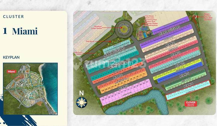 Dijual Rumah Cluster Miami Uk 6x12,5 Posisi Badan di Pik2 2