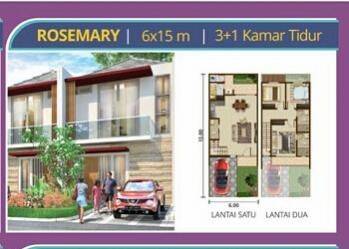 Dijual Rumah Cluster South Magenta Uk 6x15 Sdh SHM 1