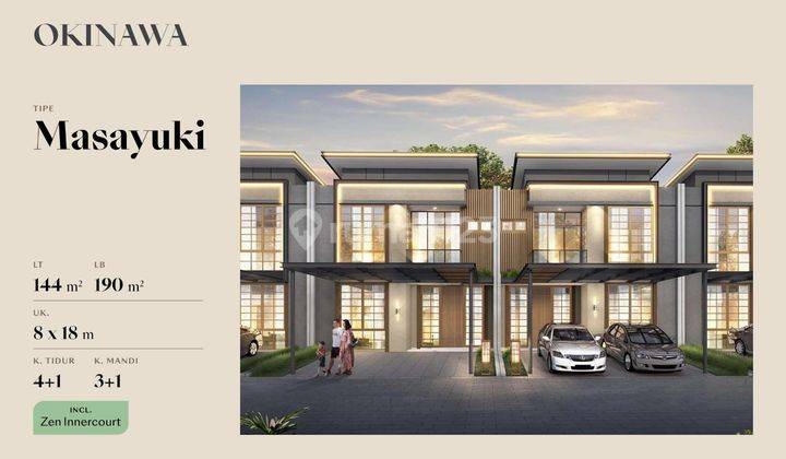 Rumah Pik 2 Pasir Putih Residences 8x18 2 Lantai 4 Bedroom Brand New 1