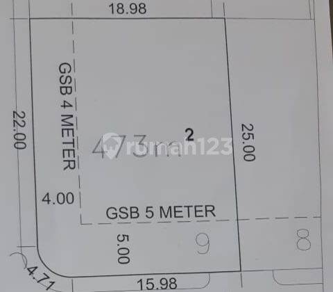 Kavling BSD 473m2 IMB The Icon BSD Ritzone Luas 2