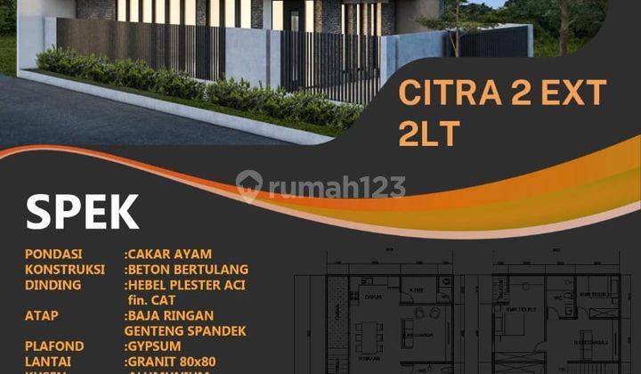 Rumah Minimalis 2lt di Citra Garden 2 Ext, Siap Huni, Mewah, Bagus 1