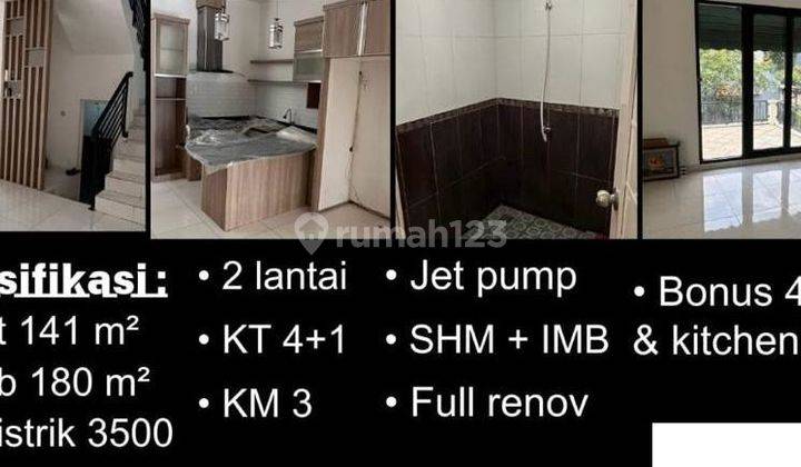 Rumah Minimalis, Full Renov di Cibubur Residence, Kondisi Siap Huni, Sangat Bagus, Terawat, Harga Masih Nego 2