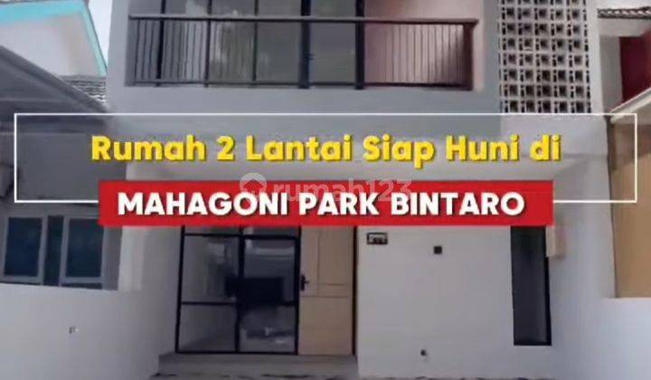 Rumah.baru.dalam.cluster.mahagony Graha Bintaro 1