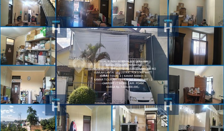 Rumah Dua Lantai Baranangsiang Indah Blok D4 No. 4x Katulampa