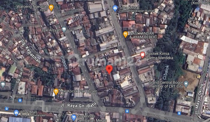 Tanah Di Pusat Kota Niaga Lama Bogor Bonus Rumah Tua