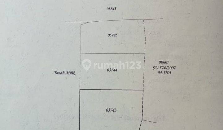 Tanah di Lodtunduh, Gianyar SHM 1.139 m² View Sawah Dan Sungai 2