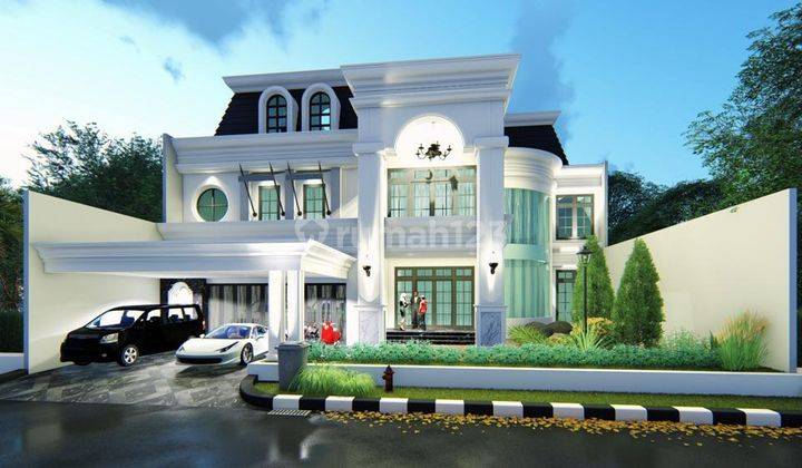 Turun Harga Rumah Mewah Dan Megah 2 Lantai SHM Baru di Jalan Gatot Subroto  2