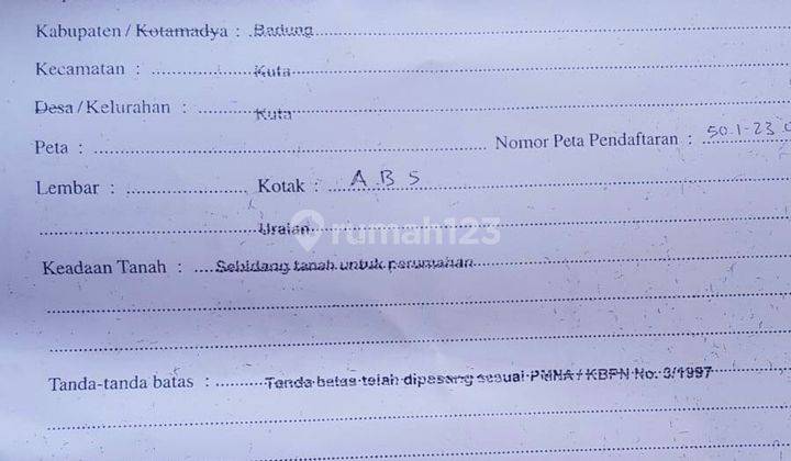 Tanah di Jalan Legian Kuta Bali 6