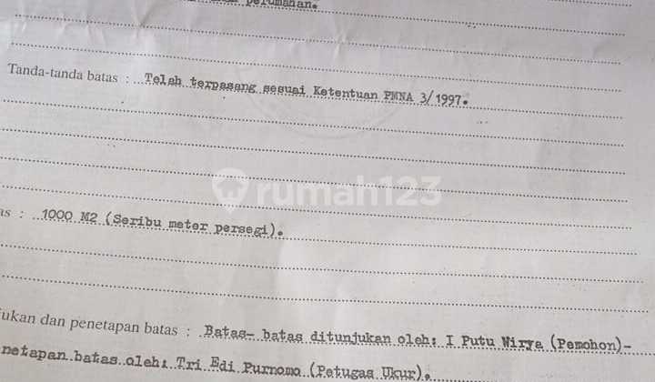 Tanah di Uma Anyar Denpasar Bali 4