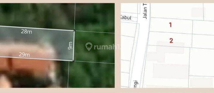 Tanah Langka Murah di Area Renon Jalan Tukad Sungi  2