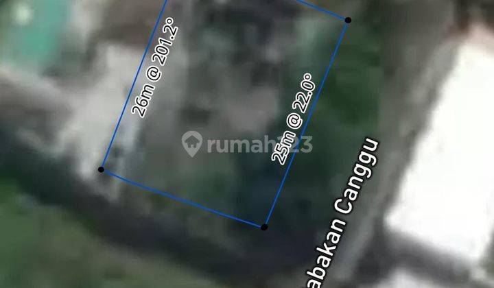 Buc Tanah Premium 488m2 di Area Canggu, Jalan Utama Babakan Canggu 1