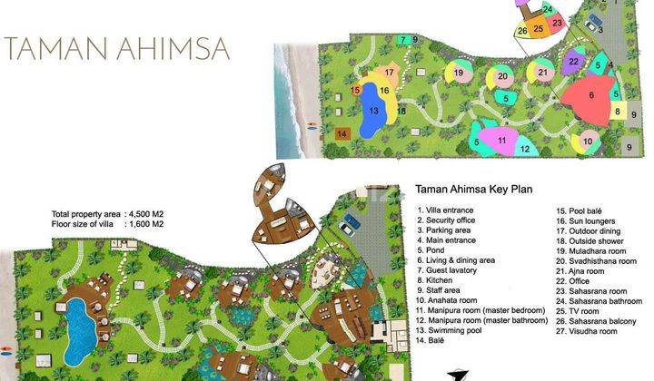 Los Pantai Premium Land on Jalan Pantai Cemagi, Badung SHM 4,500 m² 1