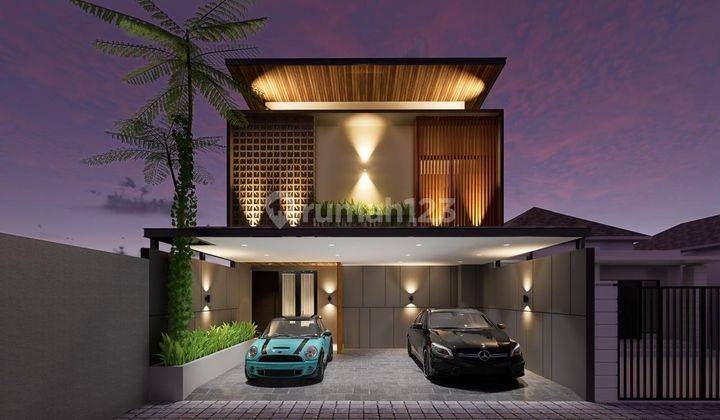 Rumah 2 Lantai Baru Furnished SHM di Jalan Mahendradata, Denpasar 1