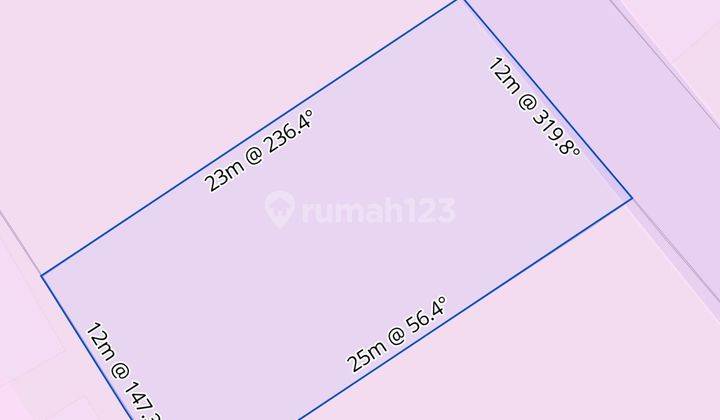 Land in Umalas, Badung SHM 287 M². Suitable for Villa 1