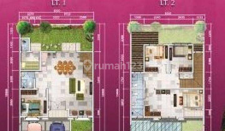 Rumah 2lt Luas 8x17 Type 4kt Cluster La Seine Jgc Jgc Cakung 2