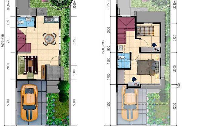 Rumah 2lt 6x17 102m 2kt Cluster Mahakam Jg Jakarta Garden City 2