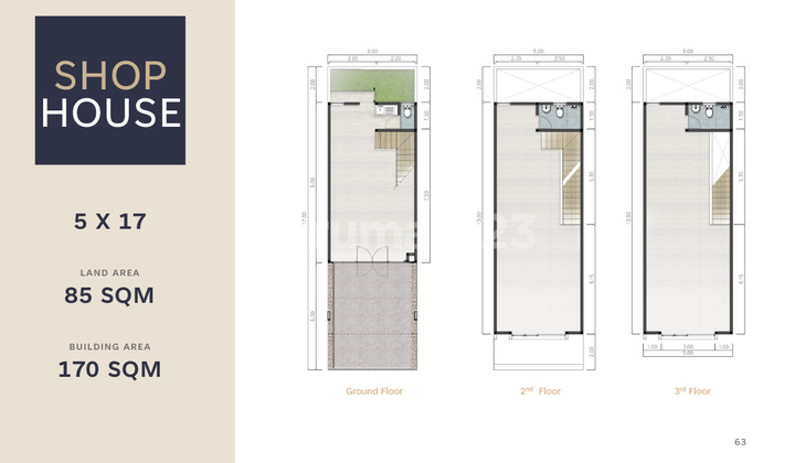 Maison De Wisteria 3-story shop house 5x17 85m Metland Menteng Cakung Maison De Wisteria 3-story shop house 5x17 85m Metland Menteng Cakung
