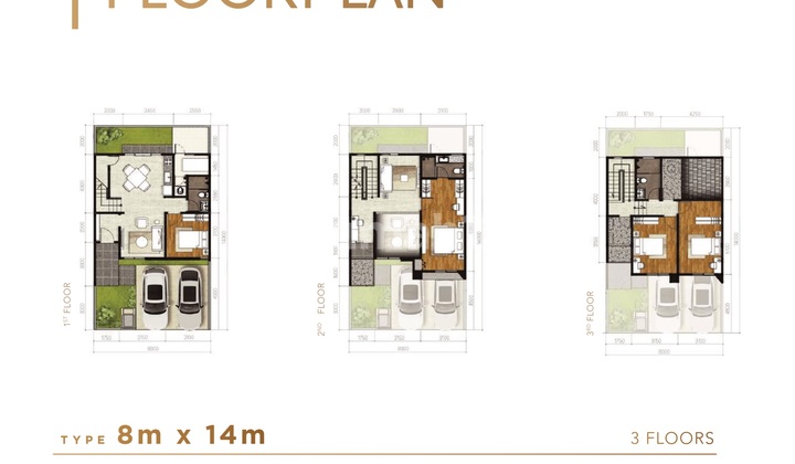 House 8x14 112m 4BR Cluster Maninjau Asya JGC Jakarta Garden City 2