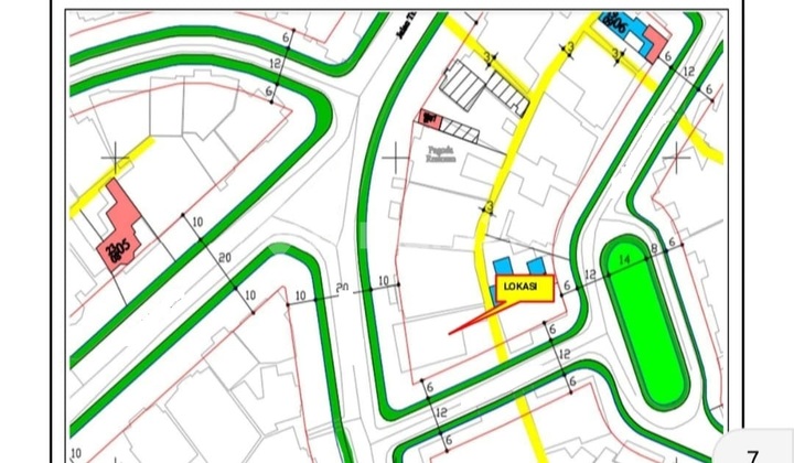 Langka Rumah Belanda Untuk Usaha di Sultan Agung sayap Riau Dago