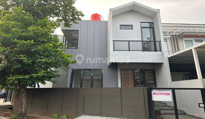 Disewakan Rumah Modern Glass House Melati Mas Blok N Kosongan AC 2