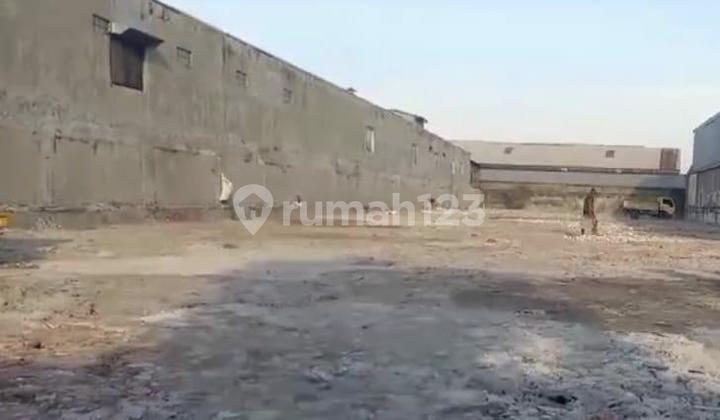 DIJUAL KAVLING UNTUK GUDANG - Tinggi sudah diurug bebas banjir!