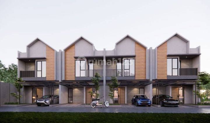 RUMAH BARU SCANDINAVIAN TERDEKAT KE PINTU TOL JATIASIH DI JTASIH 1