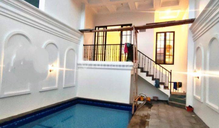 RUMAH BARU MEWAH 3LT DGN PRIVATE SWIMMING POOL di JAGAKARSA JAKSEL  1