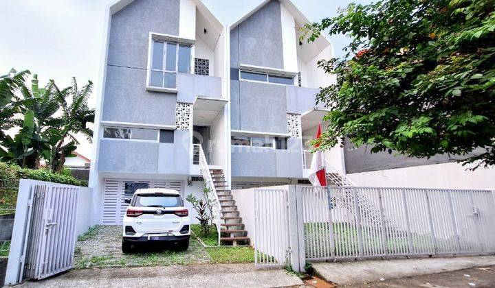 RUMAH BARU 3LT SCANDINAVIAN 800m ke Kampus AKA di TANAH BARU BOGOR  2