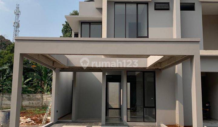 RUMAH BARU 2LT MODERN dkt ST LRT Cibubur di Harjamukti Cibubur  1