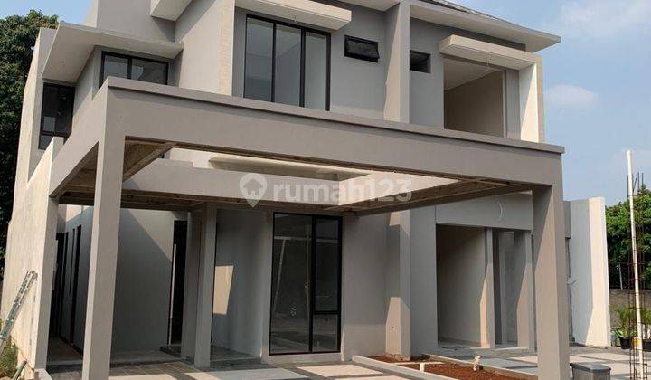 RUMAH BARU 2LT MODERN dkt ST LRT Cibubur di Harjamukti Cibubur  2