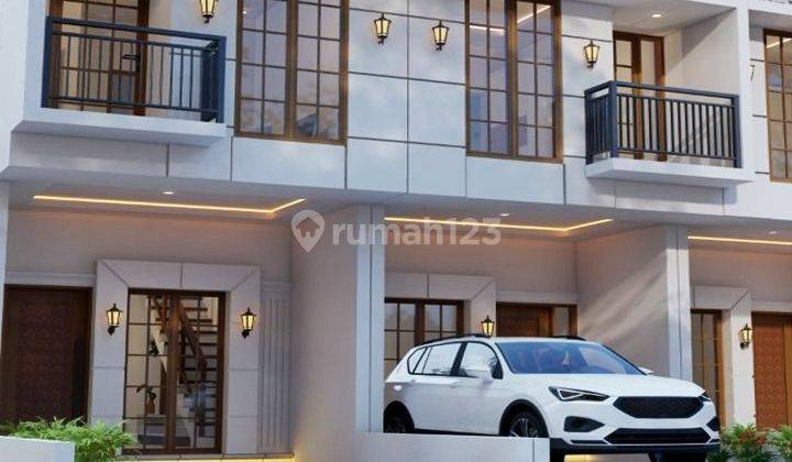 Rumah Baru 2lt American Classic Strategis Dkt St Buaran Duren Sawit  1