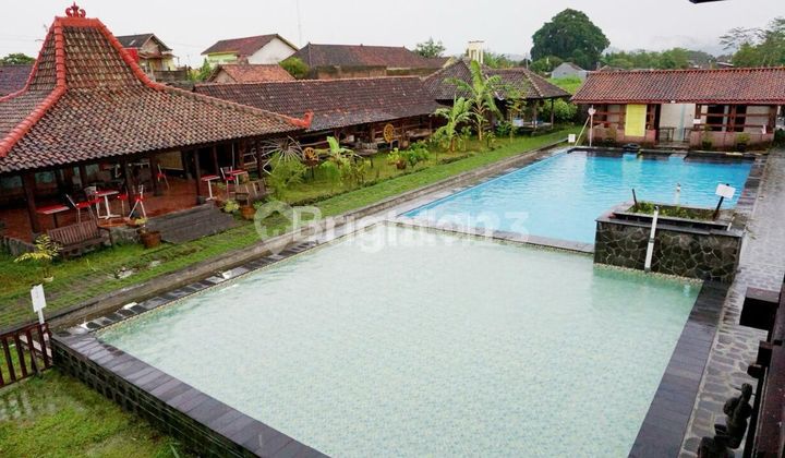 Scenic view, pool, Joglo building, Adisucipto airport area, Kalasan Klaten toll road