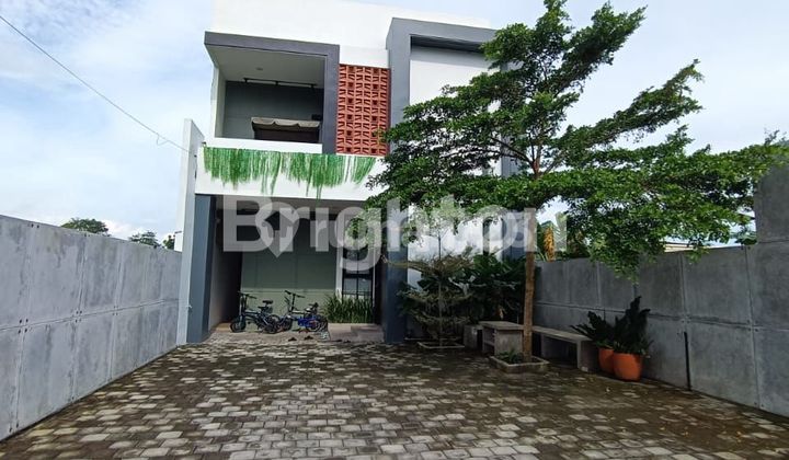 Guest House Godean Full Furnished View Merapi