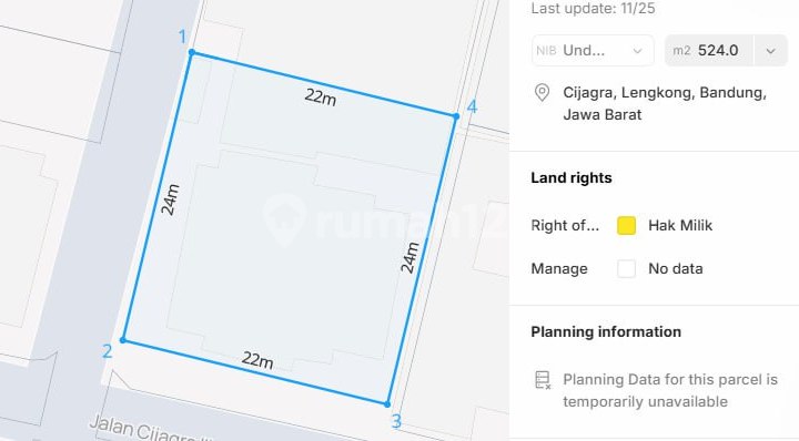 Rare Opportunity! Liquidation Price Auction Asset in Cijagra Bandung 2