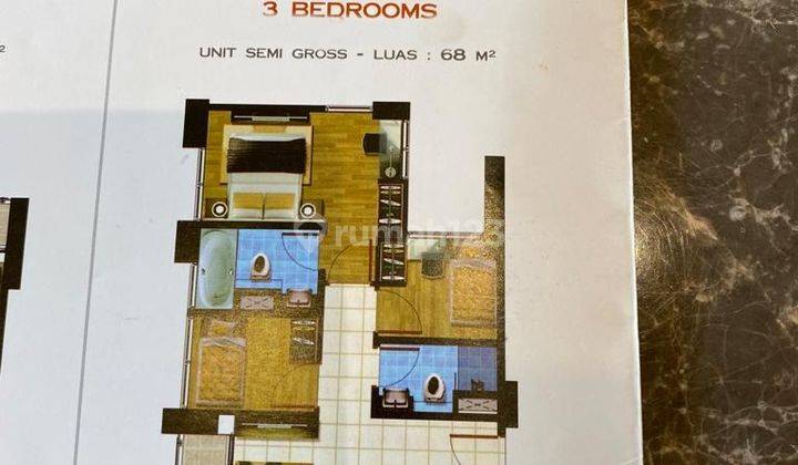 Dijual Apartemen Puri Mansion 3br Private Lift Harga Murah (Any 2