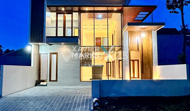 New Minimalist Modern House in Araya Golf Malang