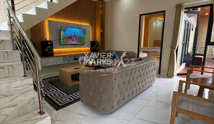 Rumah Villa Full Furnish Plus Kolam Renang di Oro Oro Ombo Batu 2