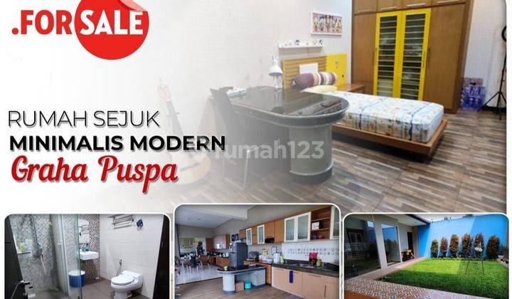 Dijual rumah siap huni terawat di graha puspa 1