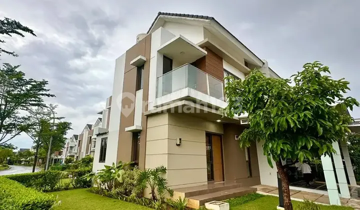 Rumah Hoek 2 Lantai Semi Furnished Di Cluster Olive Summarecon Bekasi